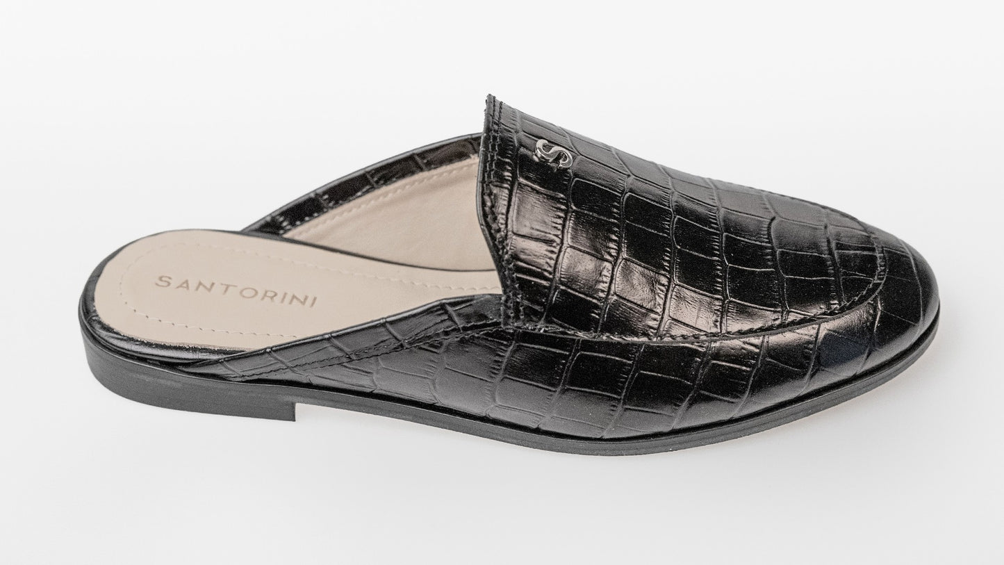 SHÁRA MULLES Croco Black