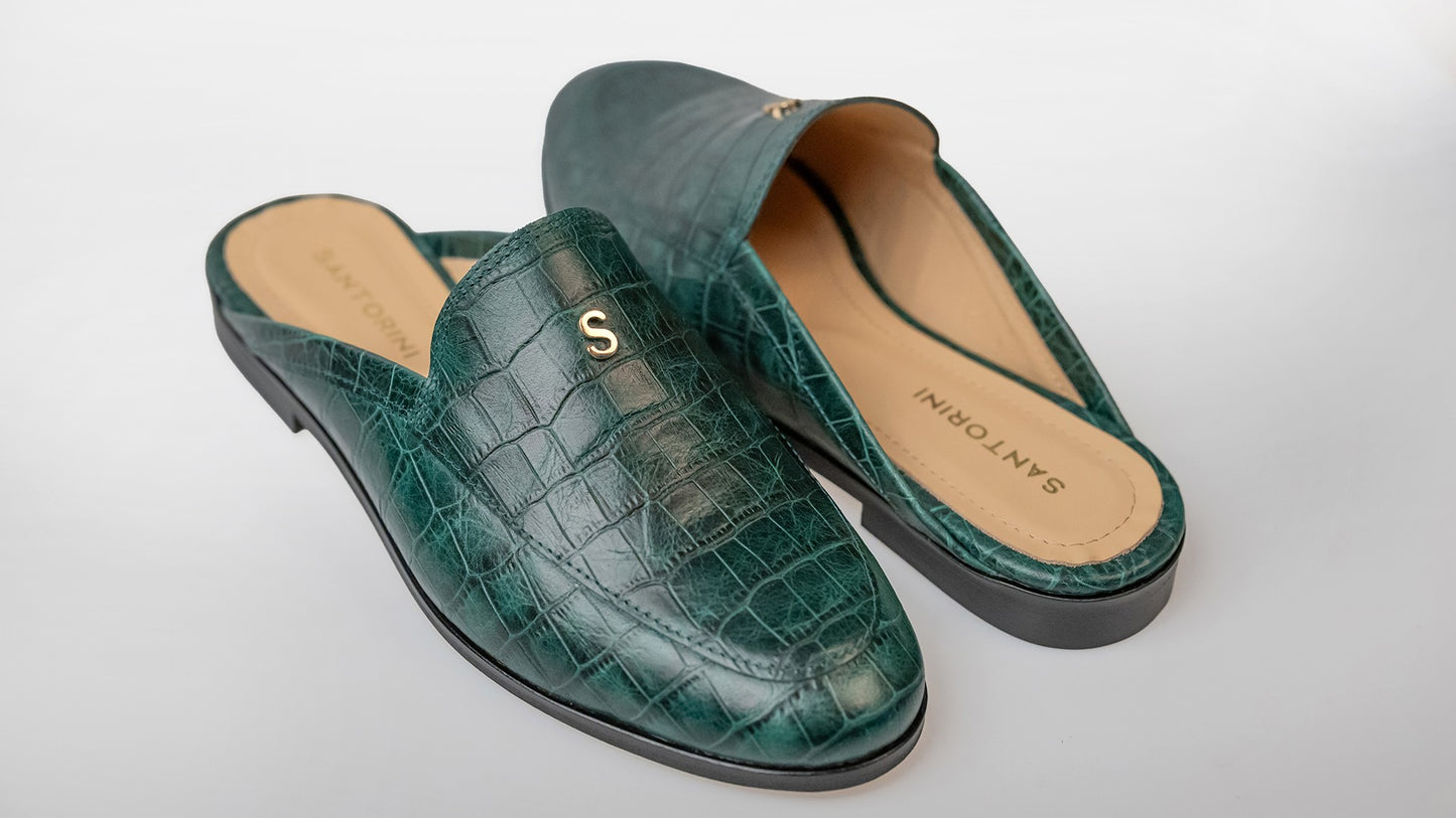 SHÁRA MULLES Croco Green