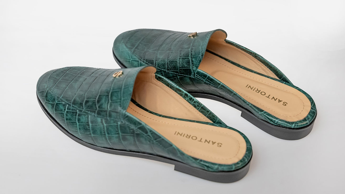 SHÁRA MULLES Croco Green